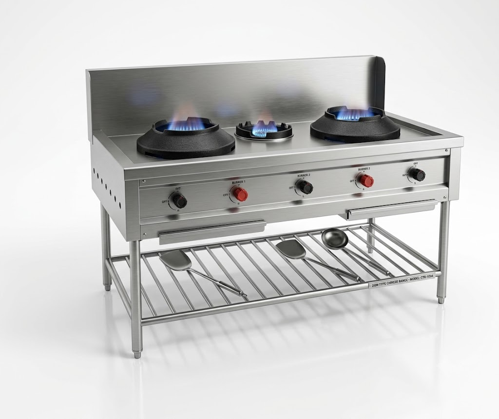 Dom Type Chinese Cooking Range (2 Burner)