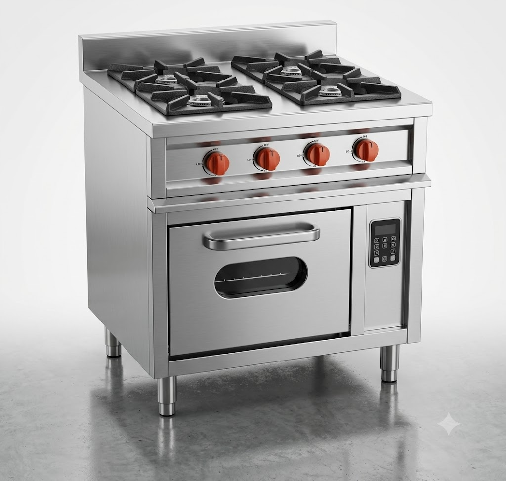 Four Burner Continental Gas Range