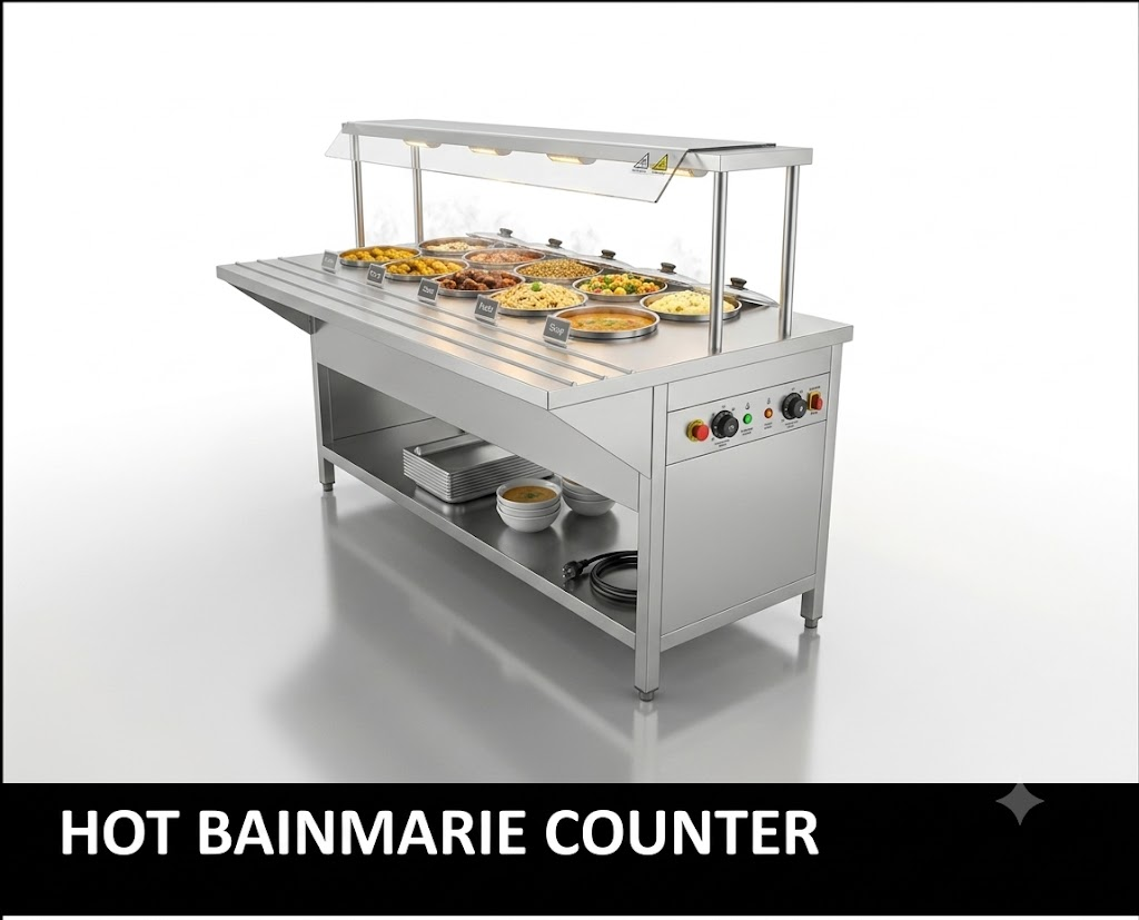 Deluxe Hot Bain Marie Counter