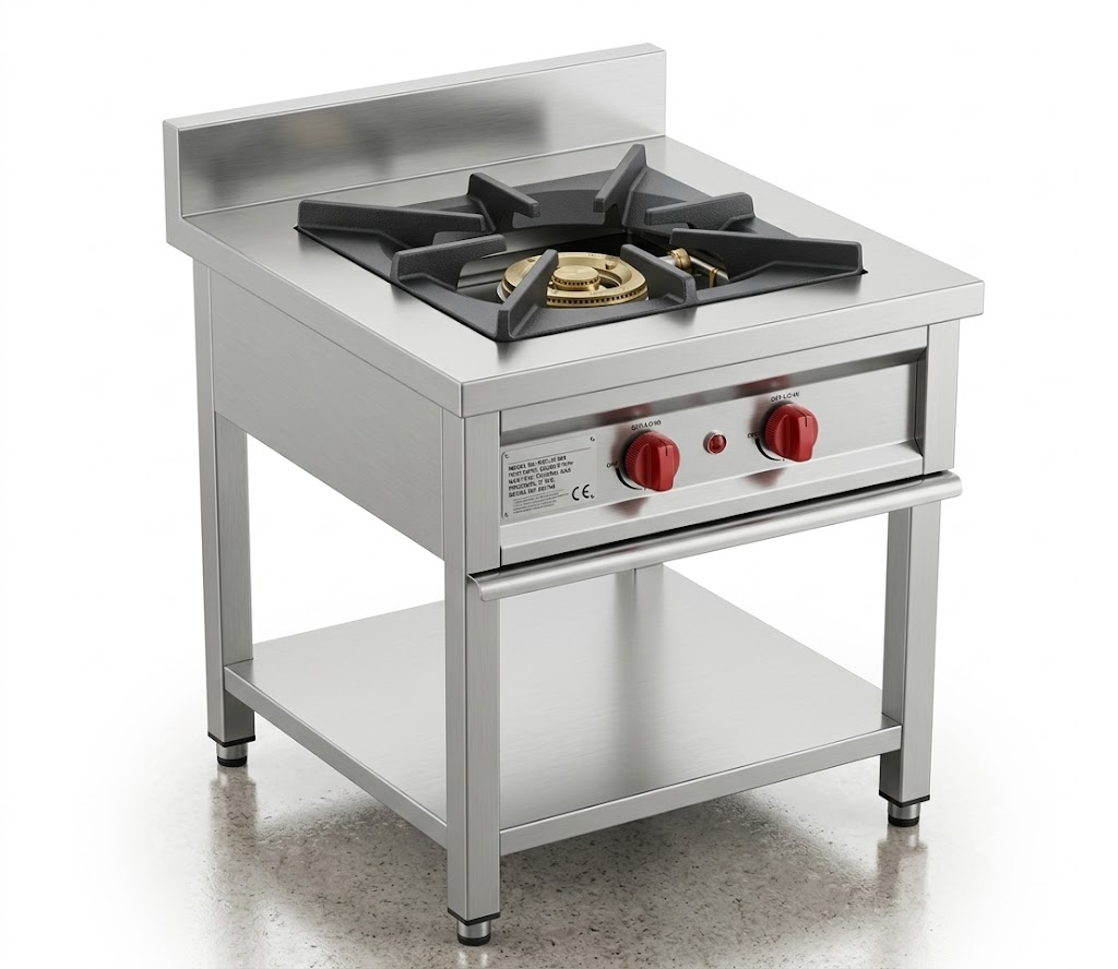 Single Burner Heavy Duty Gas Range