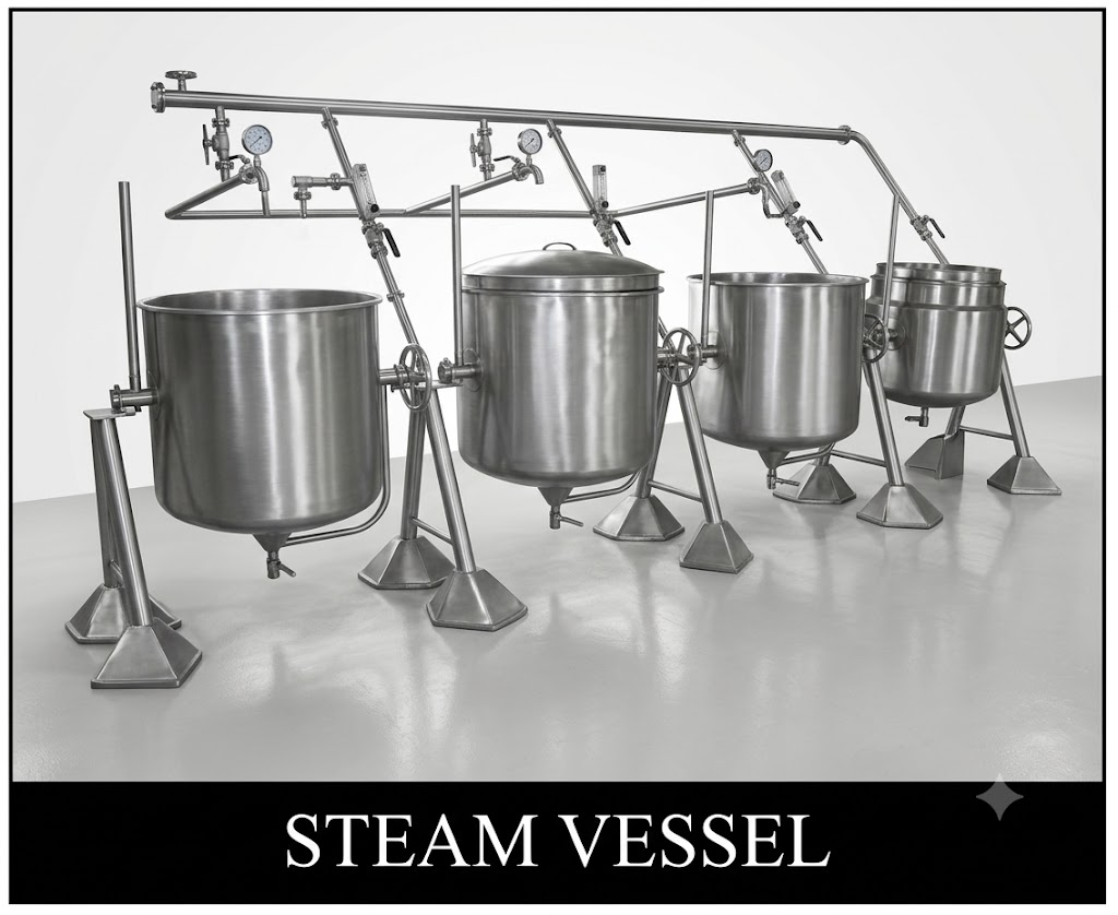 Industrial Steam Jacketed Vessel System