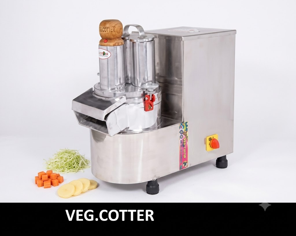 Commercial High-Speed Vegetable Cutter