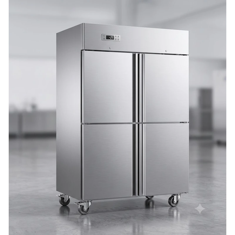 FOUR DOOR VERTICAL REFRIGERATOR